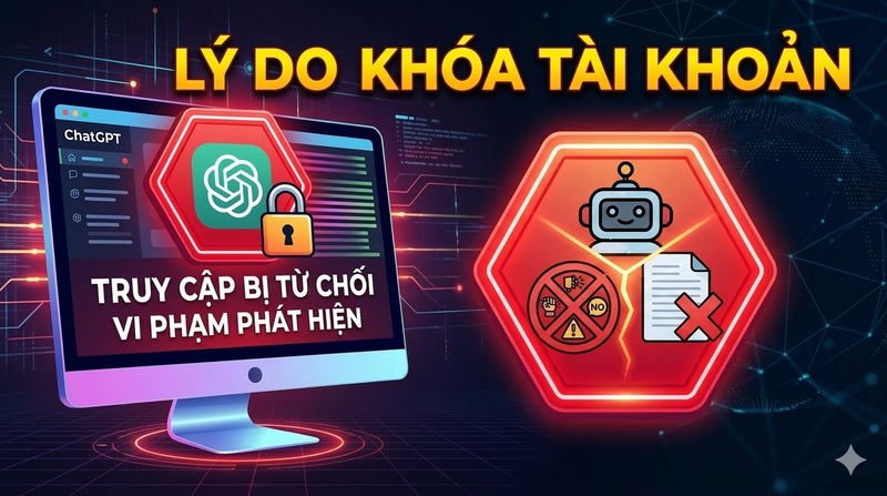 Tài khoản ChatGPT bị khóa