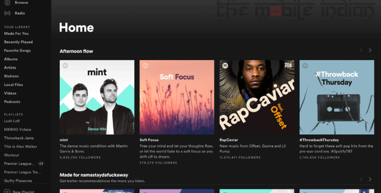 Sự khác nhau giữa Spotify Free và Premium