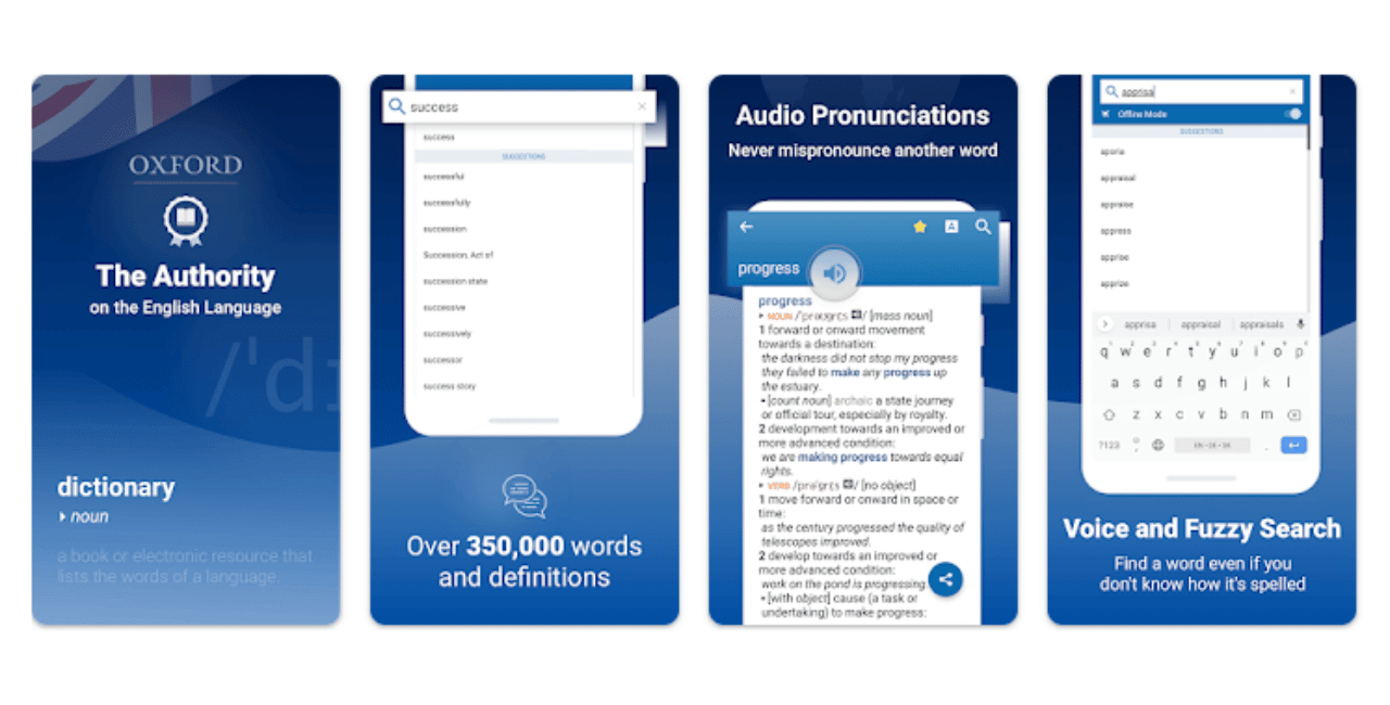 Oxford Dictionary sở hữu một loạt các công cụ tìm kiếm và ngôn ngữ tiên tiến được thiết kế bởi một nhóm nhà phát triển có kinh nghiệm rộng lớn trong việc xây dựng từ điển và ứng dụng học tập