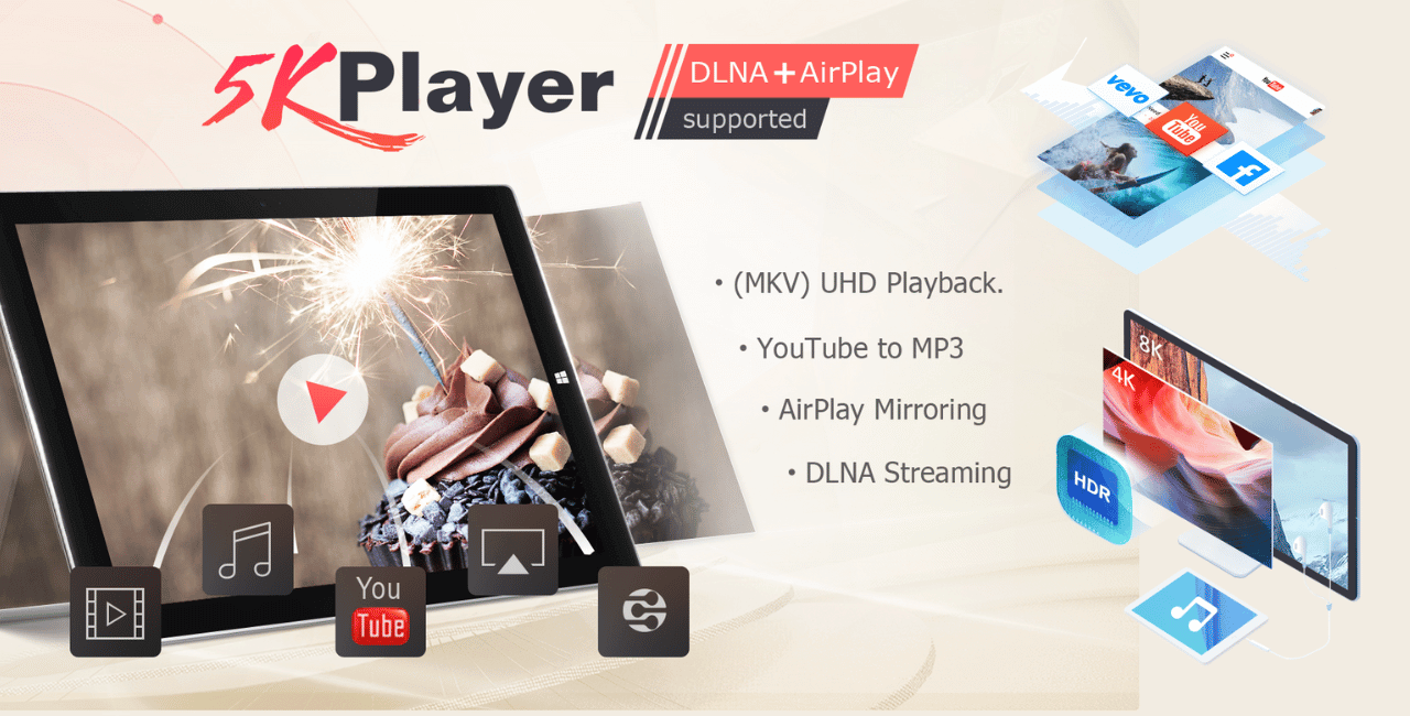 5KPlayer - Trải nghiệm giải trí tuyệt vời