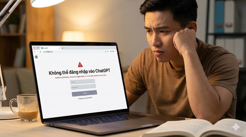 Không thể đăng nhập chatGPT